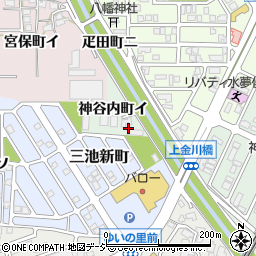 石川県金沢市神谷内町イ周辺の地図