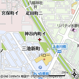 石川県金沢市神谷内町（イ）周辺の地図