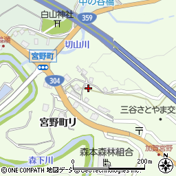 石川県金沢市宮野町ル周辺の地図