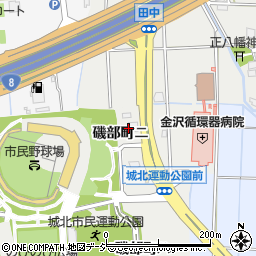 石川県金沢市磯部町ニ周辺の地図