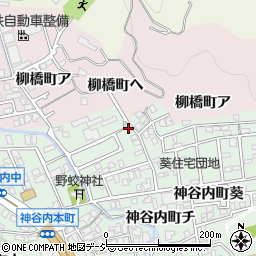 石川県金沢市神谷内町葵44周辺の地図