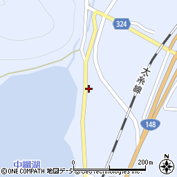 長野県大町市平簗場22394周辺の地図