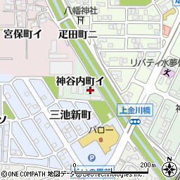 石川県金沢市神谷内町イ50-1周辺の地図