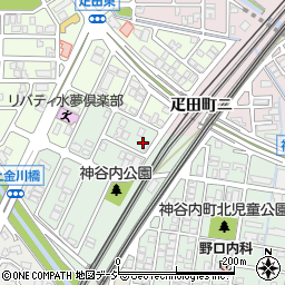 石川県金沢市神谷内町85周辺の地図