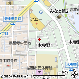 石川県金沢市木曳野1丁目124周辺の地図