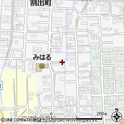 石川県金沢市割出町291周辺の地図