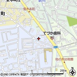 栃木県宇都宮市宝木町2丁目1138周辺の地図