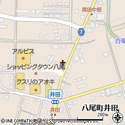 富山県富山市八尾町井田589周辺の地図