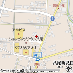 富山県富山市八尾町井田585周辺の地図