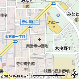石川県金沢市寺中町ト31周辺の地図