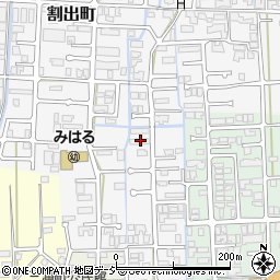 石川県金沢市割出町290周辺の地図