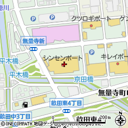 不二家アピタタウン金沢ベイ店周辺の地図
