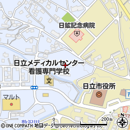 茨城県日立市高鈴町2丁目1周辺の地図