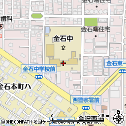 金沢市立金石中学校周辺の地図