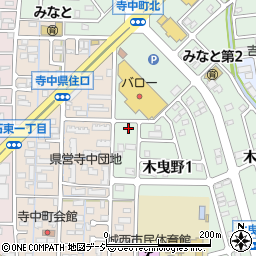 石川県金沢市木曳野1丁目81周辺の地図