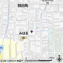 石川県金沢市割出町341周辺の地図