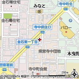 石川県金沢市寺中町ト11周辺の地図