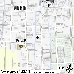 石川県金沢市割出町84-6周辺の地図