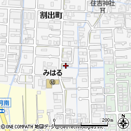 石川県金沢市割出町342周辺の地図