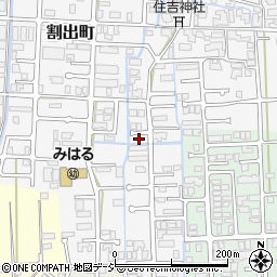 石川県金沢市割出町84周辺の地図