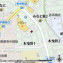 石川県金沢市木曳野1丁目136周辺の地図