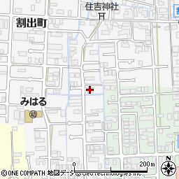 石川県金沢市割出町83周辺の地図
