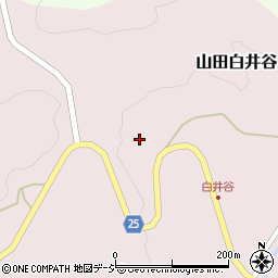 富山県富山市山田白井谷685周辺の地図