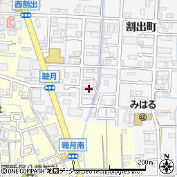 石川県金沢市割出町545周辺の地図