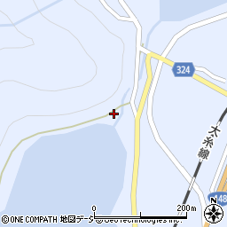 長野県大町市平簗場20218-3周辺の地図