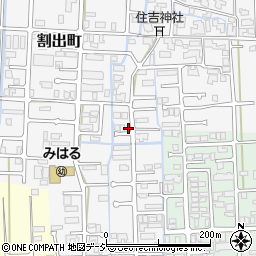 石川県金沢市割出町84-7周辺の地図