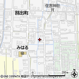 石川県金沢市割出町84-9周辺の地図