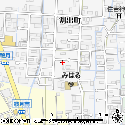 石川県金沢市割出町442周辺の地図