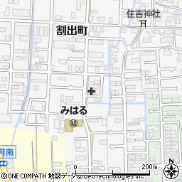石川県金沢市割出町343周辺の地図