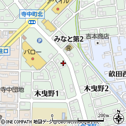 石川県金沢市木曳野1丁目187周辺の地図