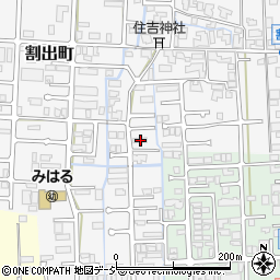 石川県金沢市割出町81周辺の地図