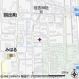 石川県金沢市割出町81-3周辺の地図