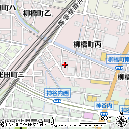石川県金沢市柳橋町甲周辺の地図