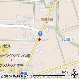 富山県富山市八尾町黒田1361周辺の地図