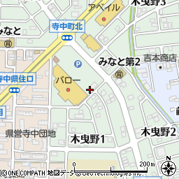 石川県金沢市木曳野1丁目191周辺の地図