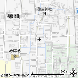 石川県金沢市割出町80-5周辺の地図