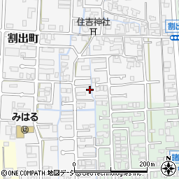 石川県金沢市割出町80-8周辺の地図