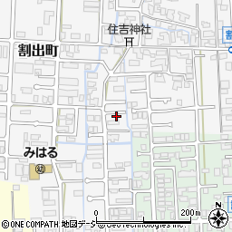 石川県金沢市割出町80周辺の地図