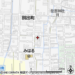 石川県金沢市割出町345-8周辺の地図