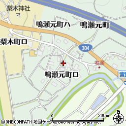 石川県金沢市鳴瀬元町ロ周辺の地図