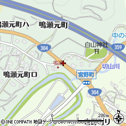石川県金沢市鳴瀬元町ニ周辺の地図
