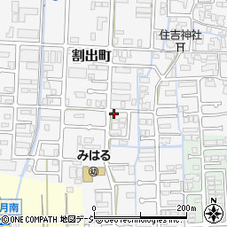 石川県金沢市割出町345-9周辺の地図