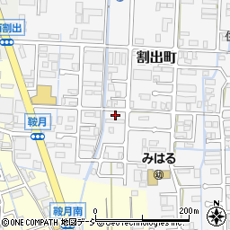 石川県金沢市割出町529周辺の地図