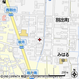 石川県金沢市割出町548周辺の地図