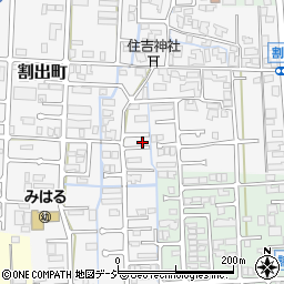 石川県金沢市割出町79-7周辺の地図