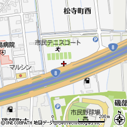 石川県金沢市松寺町酉90周辺の地図